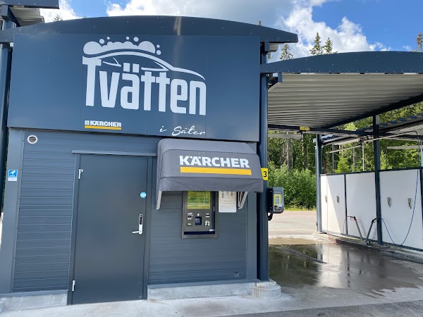 Tvätthallen och Kärcher-utrustningen på Tvätten i Säter
